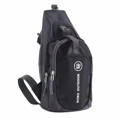 Foto Produk Tas Selempang Pria Bobo Outdoor anti air - Hitam dari Kirby Fashion