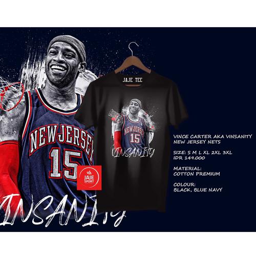 Jual Kaos Basket Tshirt Nba Vince Carter Vinsanity New Jersey Nets Jaje Tee Jakarta Barat Jaje Sport Authentic Tokopedia