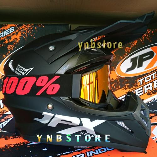 Jual helm JPX motoCross fox 1 solid 