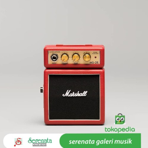 Foto Produk Marshall MS 2 Red Mini Guitar Ampli / Marshall MS2 Red dari Serenata Galeri Musik