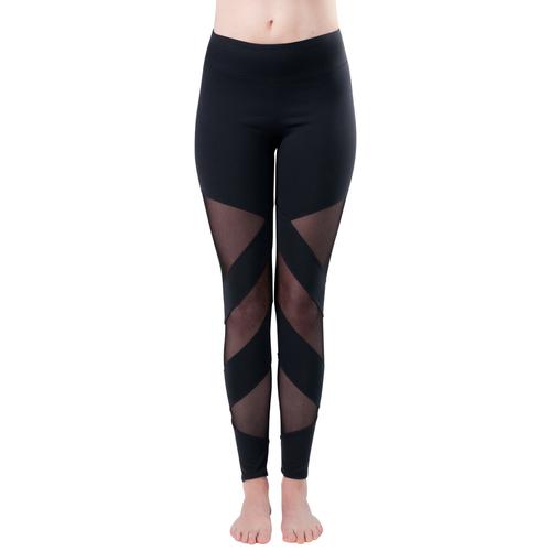 black mesh leggings