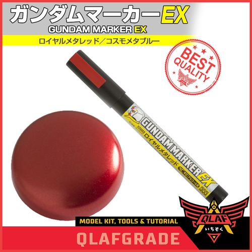 Foto Produk Gundam Marker EX ROYAL METALLIC RED Mr Hobby merah metalik dari Wahkhilaf