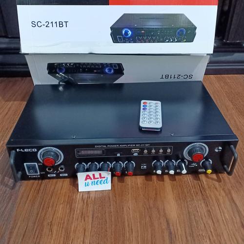 Foto Produk Amplifier Fleco SC-211BT - Power Ampli SC 211BT Amplifier Murah dari All_U_Need