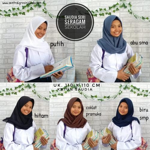 Foto Produk Jilbab Segi Empat SAUDIA ORIGINAL Polos Rawis - Warna lain dari adabusana