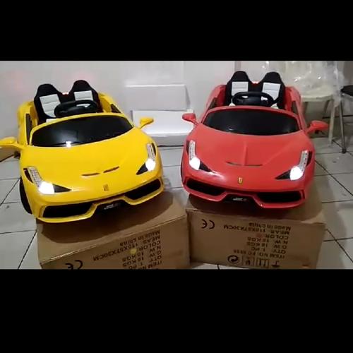 Foto Produk Mobil Mainan Aki Junior Ferrari 458 Spider (FC-8858) dari Mainan AnakAnak