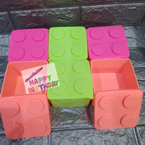 Foto Produk kotak makan lego anak/kotak makan souvenir/lunch box murah dari VenCollection