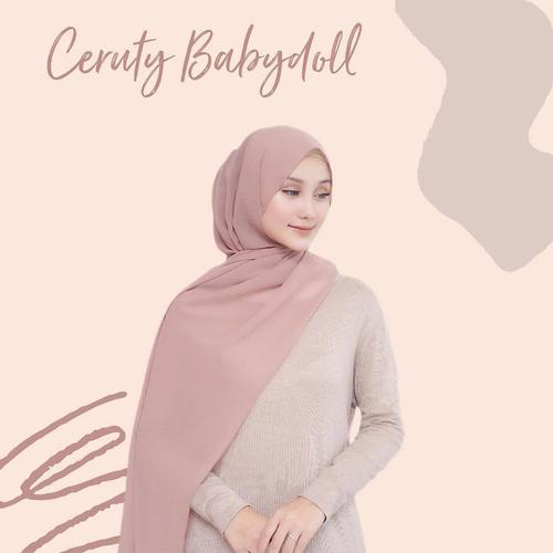 Foto Produk PROMO CASHBACK JILBAB PASHMINA CERUTY BABYDOLL - BLACK dari Qanita Collection92