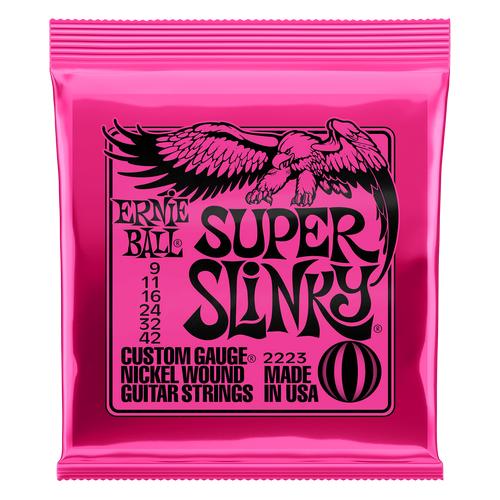 Foto Produk ERNIE BALL SUPER SLINKY NICKEL WOUND Senar gitar elektrik P02223 dari Hiendguitarcom