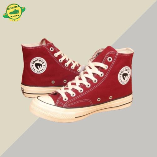 Foto Produk SEPATU VENTELA BACK TO 70S HIGH MAROON SNEAKERS PRIA - Maroon, 39 dari @uscollection