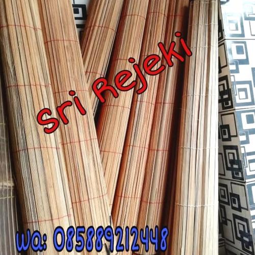 Foto Produk (Murah) Tirai kerai bambu 2x2 M (Tanpa Katrol) Kerai/kere/keray/krey dari Sri Reje ki