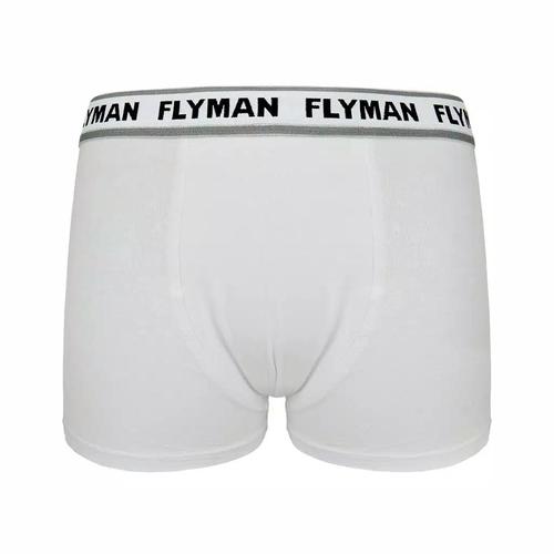 Foto Produk Flyman Celana Dalam Boxer Pria 1 Pc Premium Modal Fabric FM3056 uk XXL - Putih dari Mellyphang