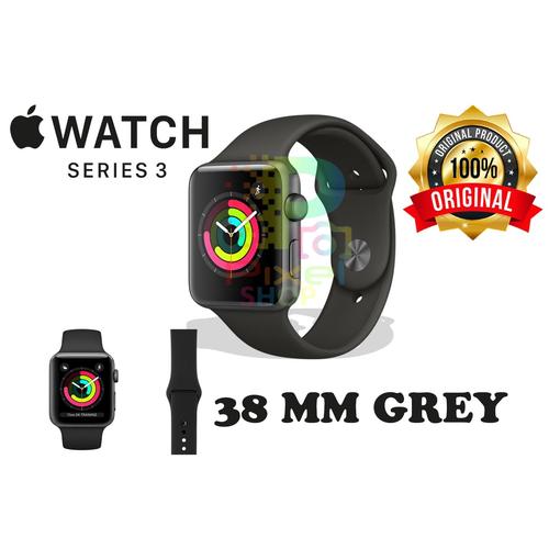 Apple Watch Series 3 38mm Grey Aluminiium BNIB di Pixelshop Tokopedia