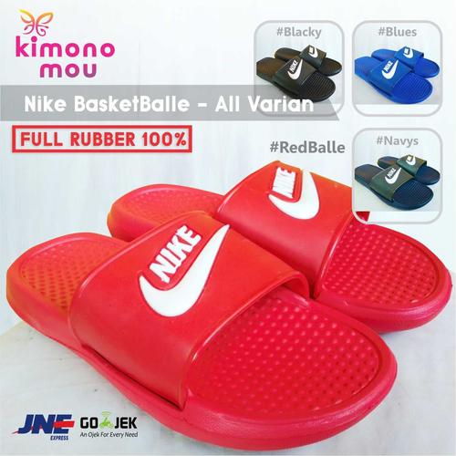 Foto Produk Sandal / Sendal Nike Basketballe Slop SlipOn Pria Cowok - Redballe, 41 dari Kimono Mou