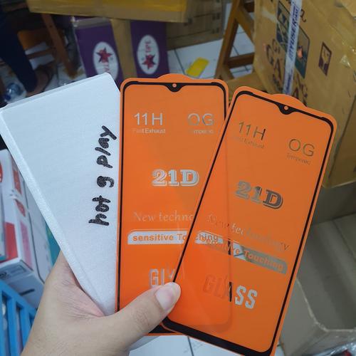 Foto Produk Tempered Glass Infinix Hot 9 Play Cover Full Lem 9D 11D Full Screen dari sense accessories