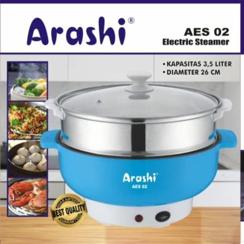 Foto Produk panci listrik BESAR 26 cm ARASHI 3.5L - garansi 1 tahun dari sini grosir