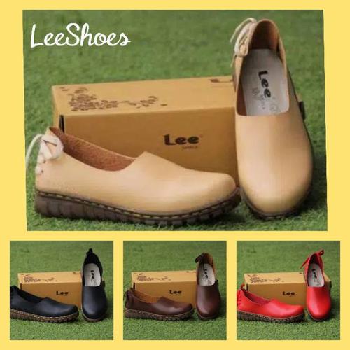 Foto Produk Sepatu casual wanita LeeShoes IKB kulit Sapi Asli Best Seller - Merah, 31 dari Wes Footwear