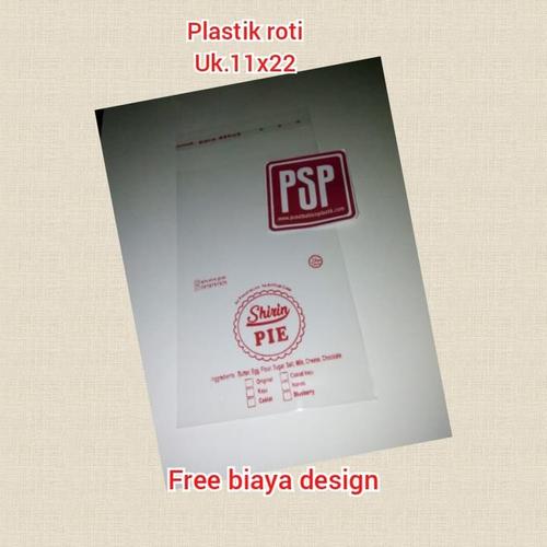 Sablon Opp Roti Jual sablon opp seal/plastik roti/plastik kue/30mic ukuran11x22 isi 100 ...
