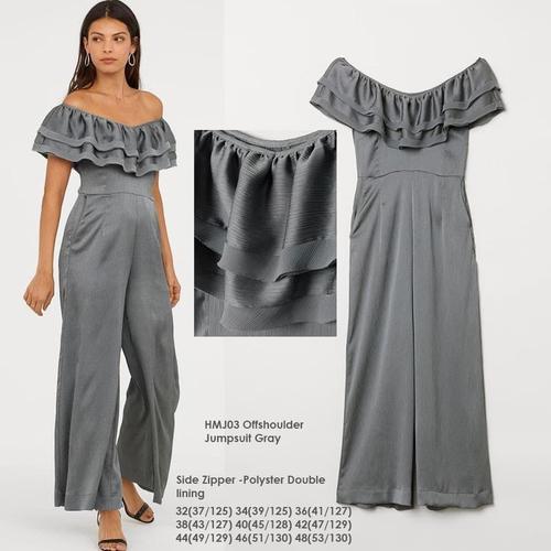 Jual H\u0026M Women Off Shoulder Grey 