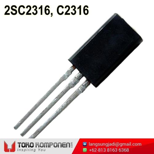 Jual 2SC2316 C2316 NPN Silicon Transistor - 2SA916 A916 - Kab. Bogor ...