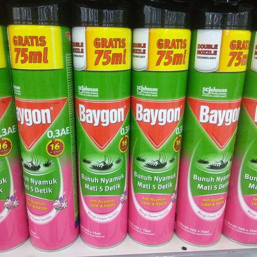 Foto Produk Baygon Wangi Flower Garden 600+75ml dari cubeecubee