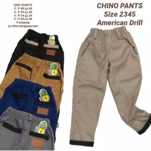 Jual Celana Chinos Pineapple Kids Pnp Celana Panjang Embo Hitam Kota Surabaya Lenora Collection Tokopedia