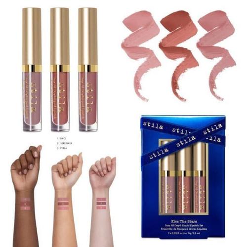 stila kiss the stars stay all day liquid lipstick set