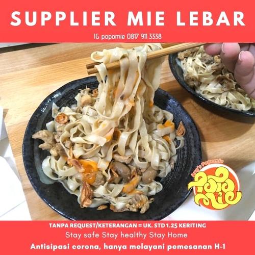 Foto Produk Mee Pok Mie Lebar Mie Kasar Mie Gepeng Mie Besar Mie Kwetiau Mie Telur dari Popomie