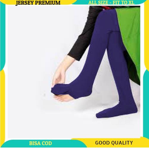 Gambar Legging Wudhu Jersey / Legging Wudhu Muslimah Fit to XL - Navy dari tukiyem13 depok undefined Tokopedia