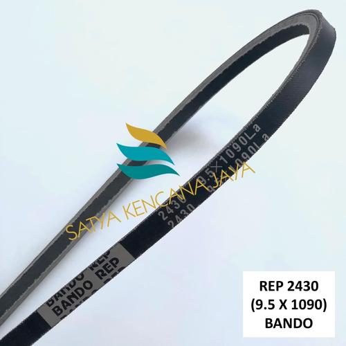  Jual V-BELT REP 2430 (9.5 X 1090MM) BANDO TALI KIPAS BENANG - Kota 