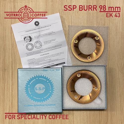 Jual SSP Burr Grinder Mahlkonig EK43 98mm - Red Speed Coated - HU 