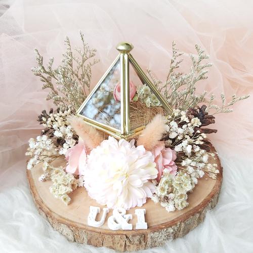 Foto Produk weding ring box ring bearer kotak cincin perhiasan seserahan dari teguhelectronic