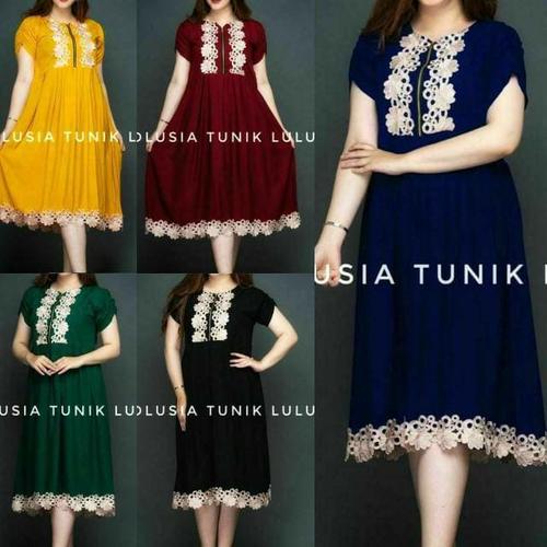 Foto Produk Daster Renda Lulu Daster Busui Dlusia Tunik Lulu Daster Arab Turkey dari ILUL SY BATIK