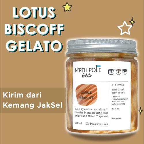 Jual Lotus Biscoff Gelato North Pole Gelato Kemang Ice Cream Es
