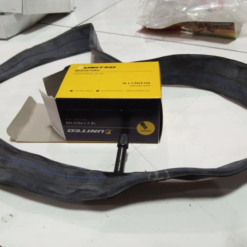 Foto Produk Ban Dalam Sepeda United 16 x 1.75 / 2.125 , American Valve (AV) dari Sekawan Sepeda