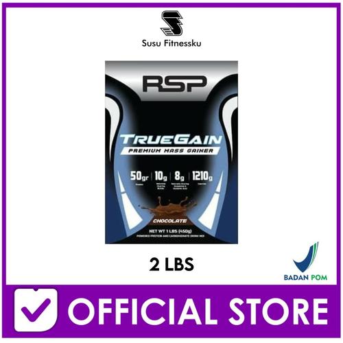 Foto Produk RSP True Gain 2Lb Kemasan Eceran Ketengan Kiloan Serious Mass Super dari Susu fitnessku