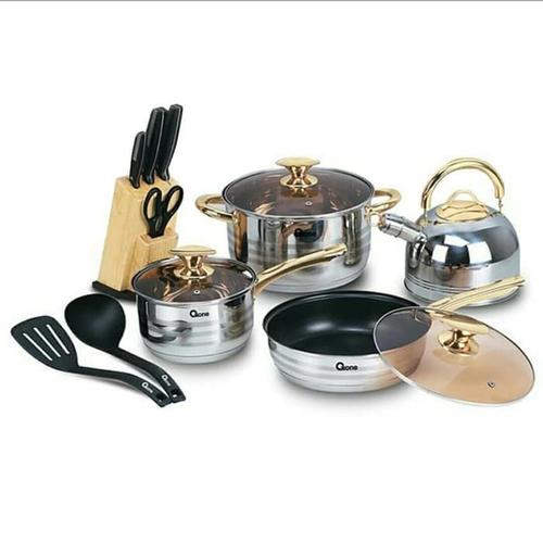 Gambar Oxone Panci Set / Rosegold Cookware Set OX-777 dari Harapan Baru Electronics undefined Tokopedia