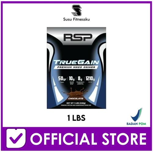 Foto Produk RSP True Gain 1 Lb Mass / Weight Gainer for Serious Bodybuilder dari Susu fitnessku