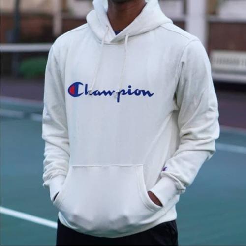 Jual Original Champion Heritage Script Hoodie White S Jakarta Selatan The Oceanique Tokopedia