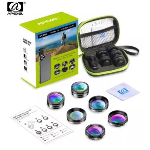 Jual APEXEL in Lensa HP Wide Angle macro Lens Fish Eye CPL