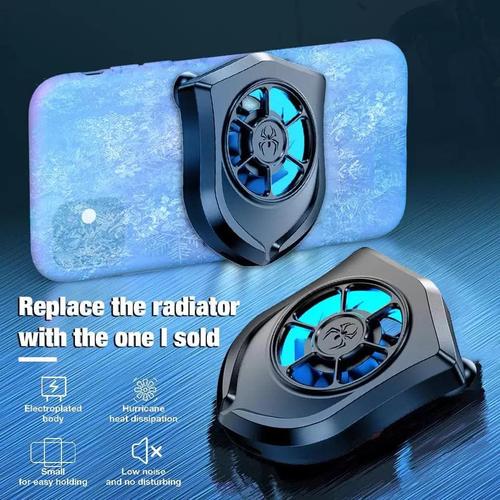 Foto Produk HURRICANE universal mobile cooling fan cooler radiator MLBB PUBG CODM dari xrbshop168