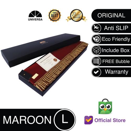 Foto Produk Sajadah Dewasa MAROON (L) - Sajadah Polos Bulu Kulit Rumbai UNIVERSA dari UNIVERSA Sajadah