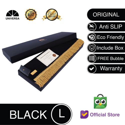 Foto Produk Sajadah Dewasa BLACK (L) - Sajadah Polos Bulu Kulit Rumbai UNIVERSA dari UNIVERSA Sajadah