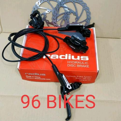 Jual BRAKESET HIDROLIK RADIUS DISC BRAKE RADIUS HYDRAULIC Jakarta Selatan 96 bikes Tokopedia