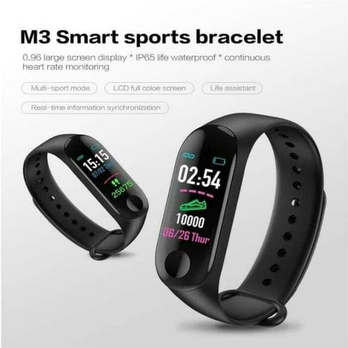 SMART WATCH M3 Jam Tangan Sporty M3 Sepeda Jogging Olahraga di Roku Mart Tokopedia