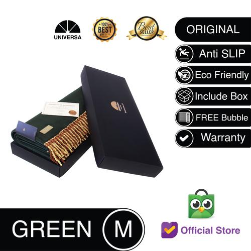 Foto Produk Sajadah GREEN (M) Sajadah Hijabers Travel / Anak Bulu Kulit UNIVERSA dari UNIVERSA Sajadah