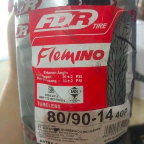 Foto Produk ban luar depan fdr tubles 80 90 14 beat. scoopy. spacy vario 110 125 1 dari cahaya jaya mtr 1