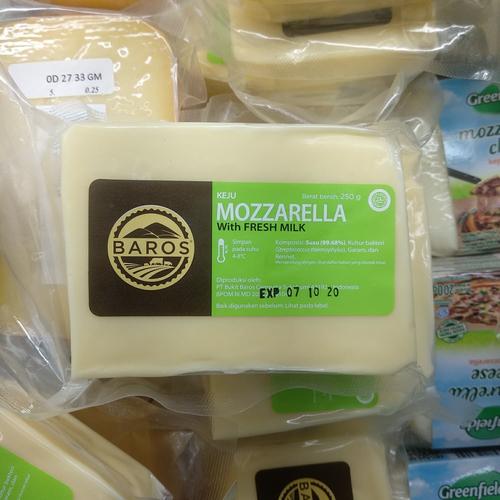 Foto Produk Baros Mozzarella Cheese 250g dari cubeecubee