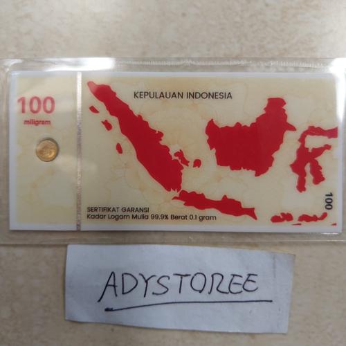 Foto Produk emas mini 0.1gram hartadinata abadi dari adystoree