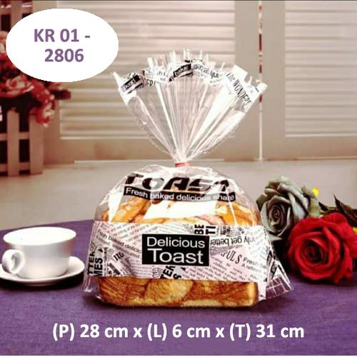 Jual Plastik Roti Tawar/ Kemasan / Bungkus / Packaging roti KR01-2806 ...