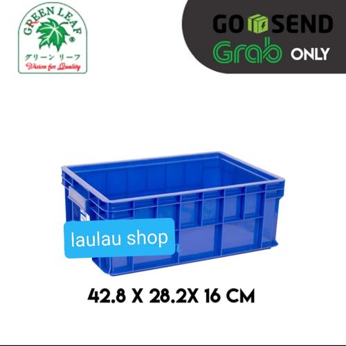 Gambar Container Box 2245P Green Leaf / Krat Industri 2245 P Kotak Spare Part dari LAULAU SHOP Jakarta Barat Tokopedia